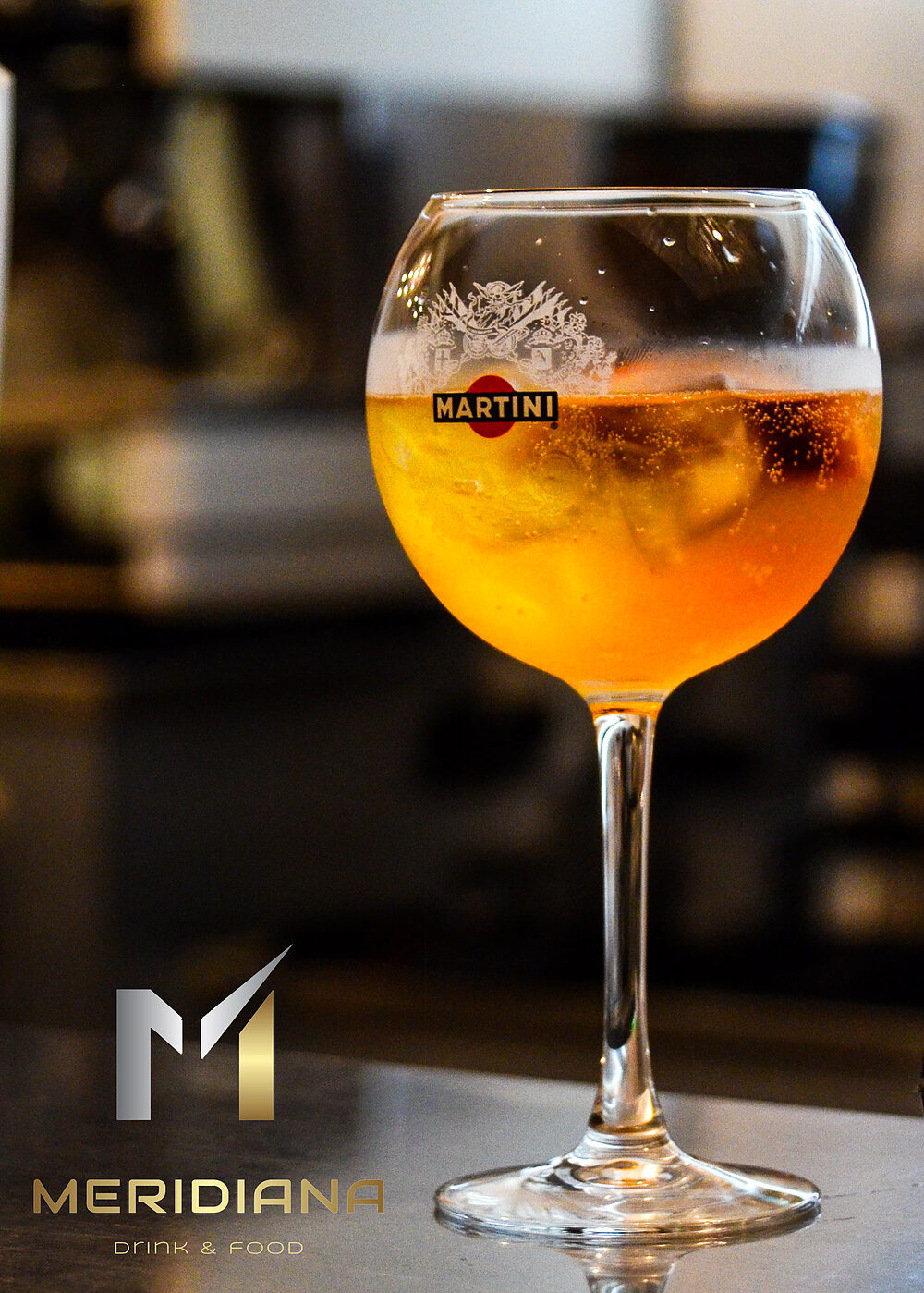 Spritz servito nel calice